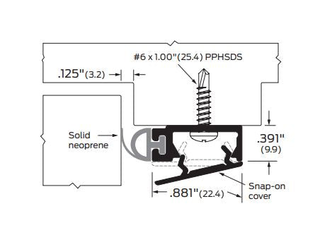 475AA-S 36 X 84&quot; (914 X 2134MM)