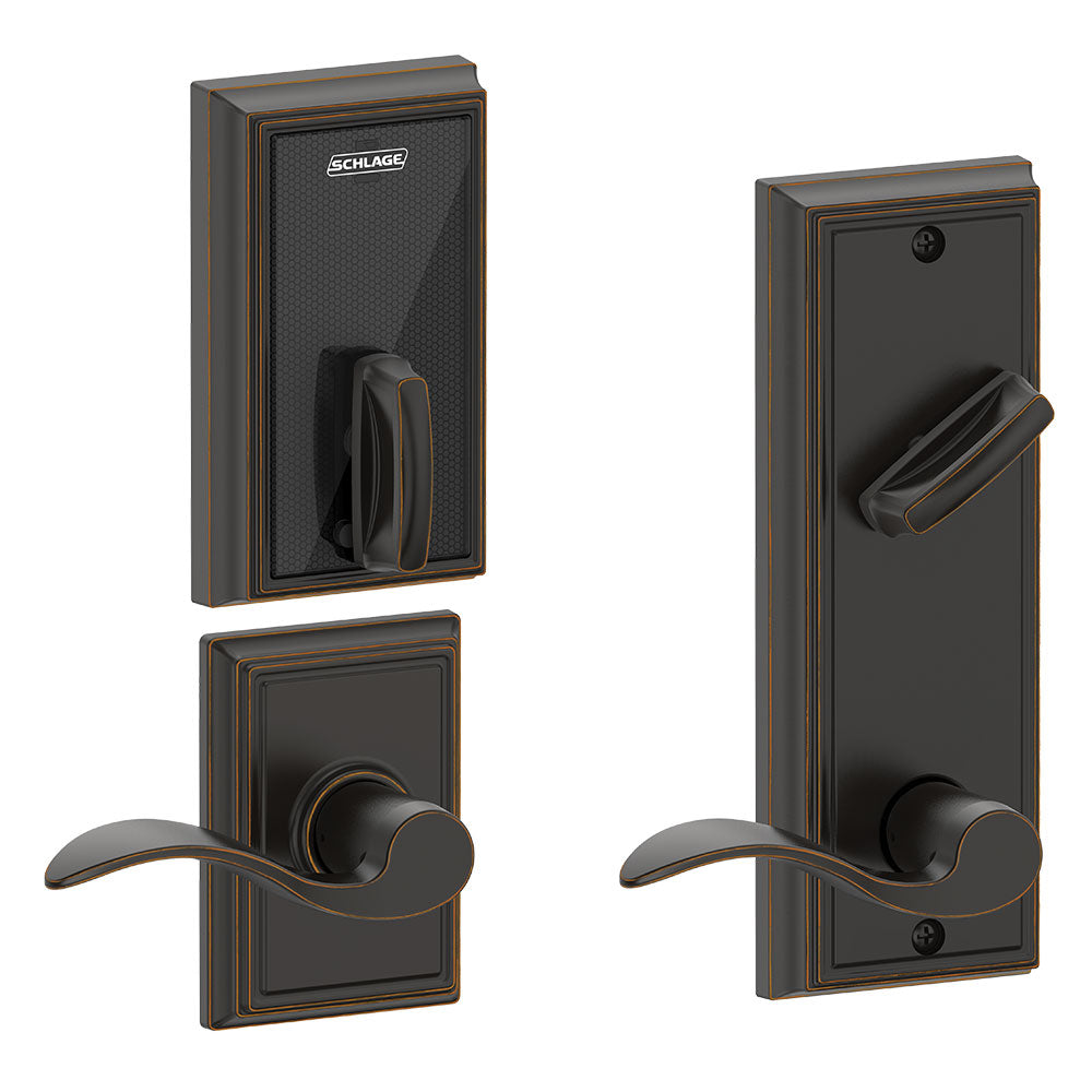 Schlage FE410F Interconnected Smart Lock - Addison