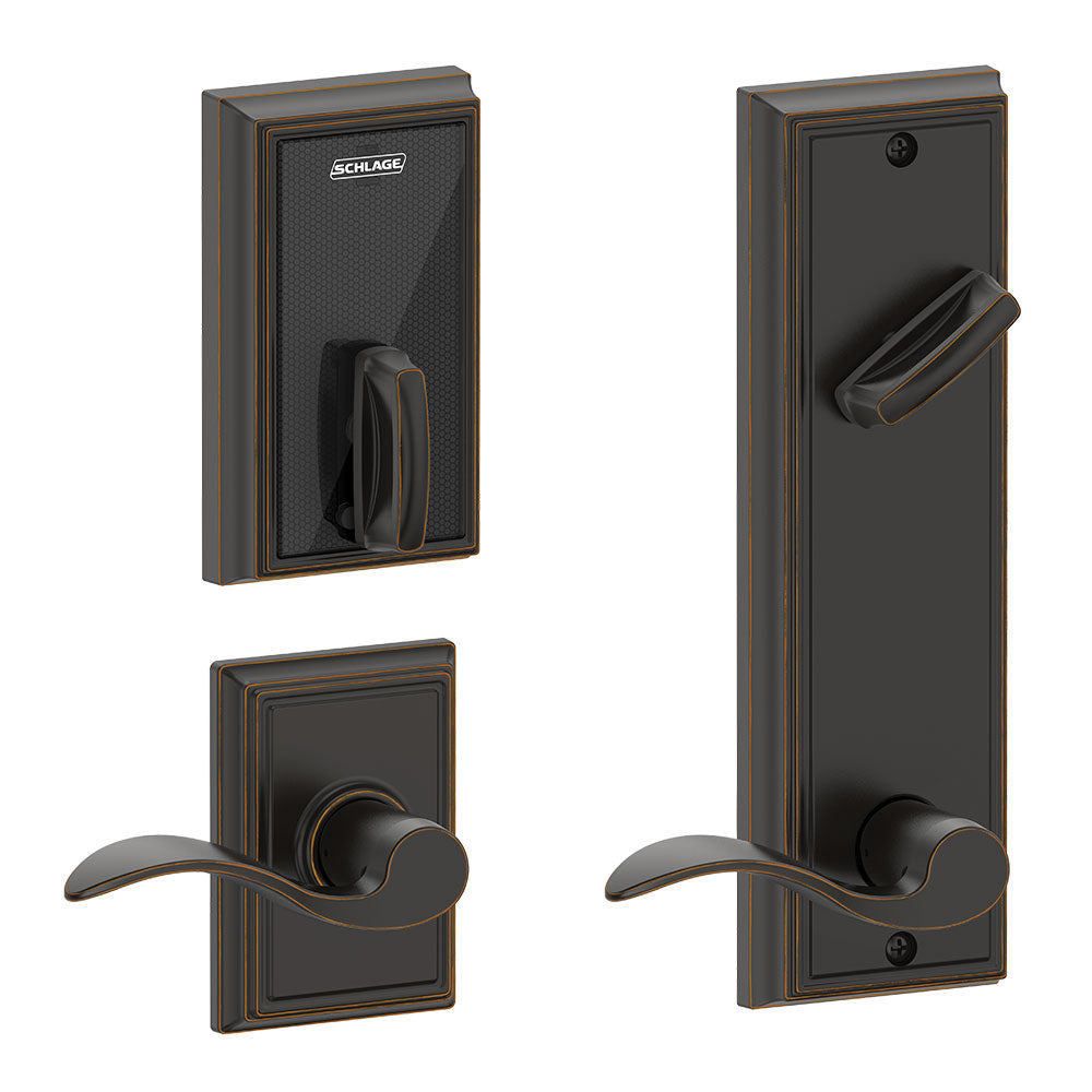 Schlage FE410F Interconnected Smart Lock - Addison