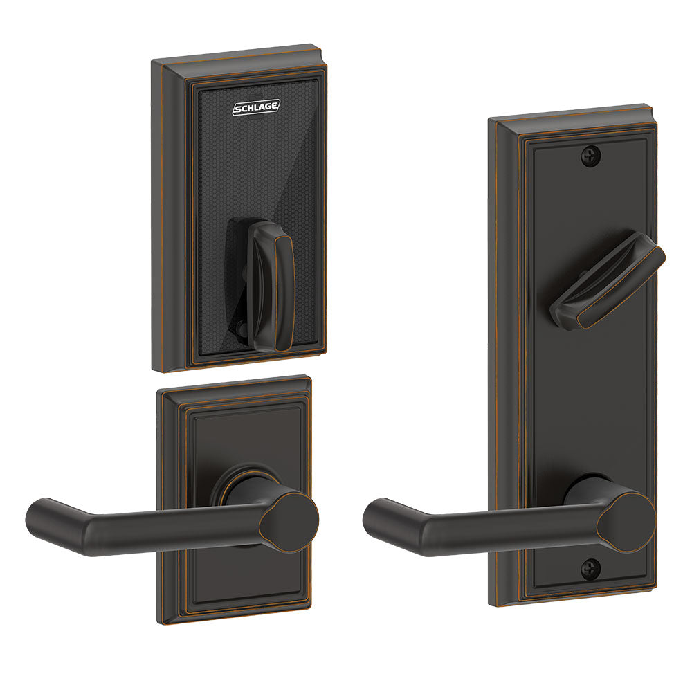 Schlage FE410F Interconnected Smart Lock - Addison