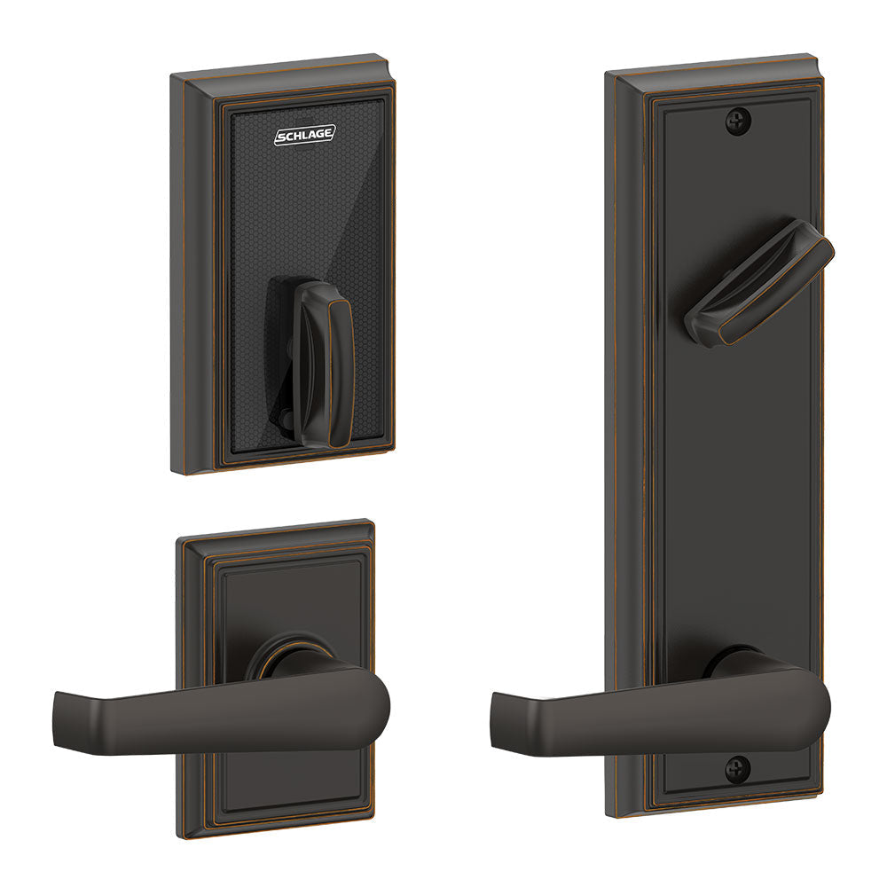 Schlage FE410F Interconnected Smart Lock - Addison