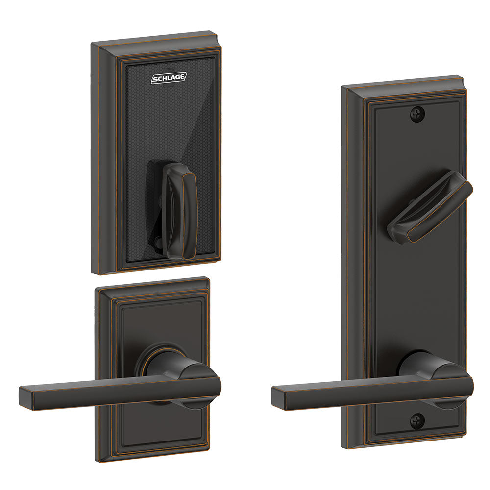 Schlage FE410F Interconnected Smart Lock - Addison