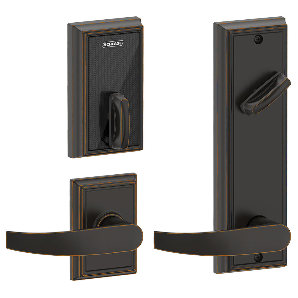 Schlage FE410F Interconnected Smart Lock - Addison