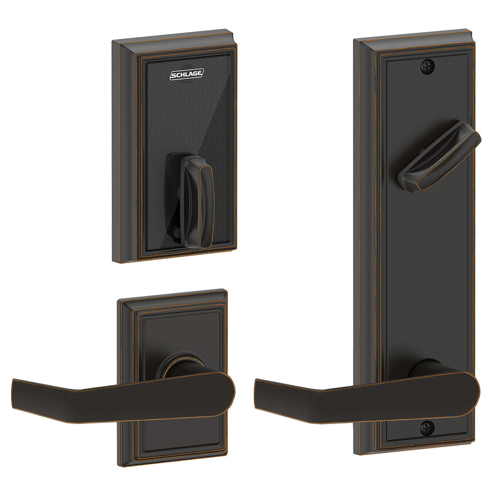 Schlage FE410F Interconnected Smart Lock - Addison