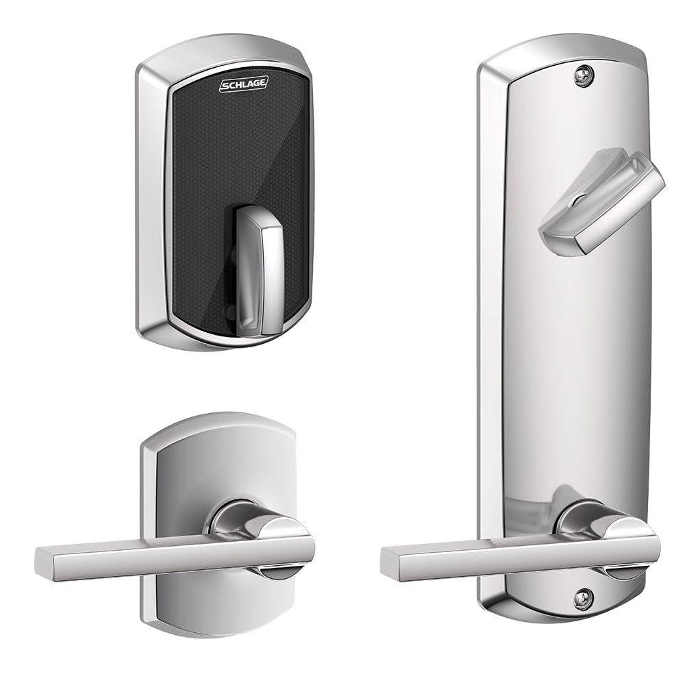 Schlage FE410F Interconnected Smart Lock - Greenwich