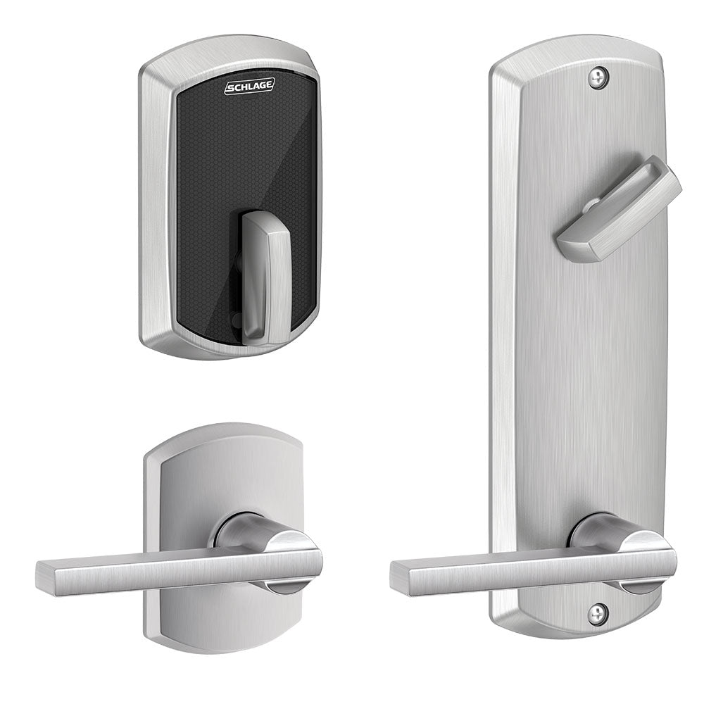 Schlage FE410F Interconnected Smart Lock - Greenwich