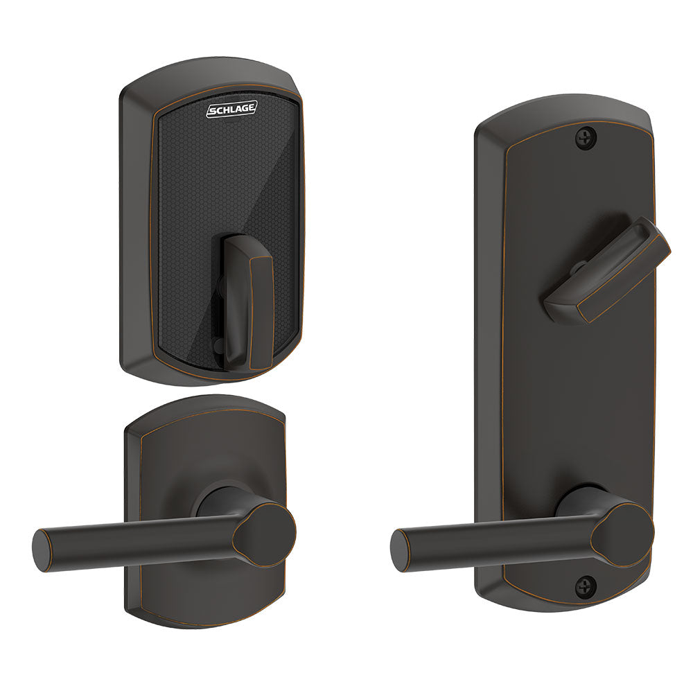 Schlage FE410F Interconnected Smart Lock - Greenwich