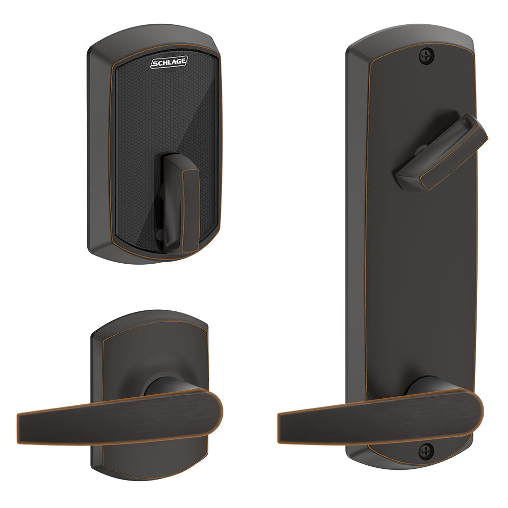 Schlage FE410F Interconnected Smart Lock - Greenwich