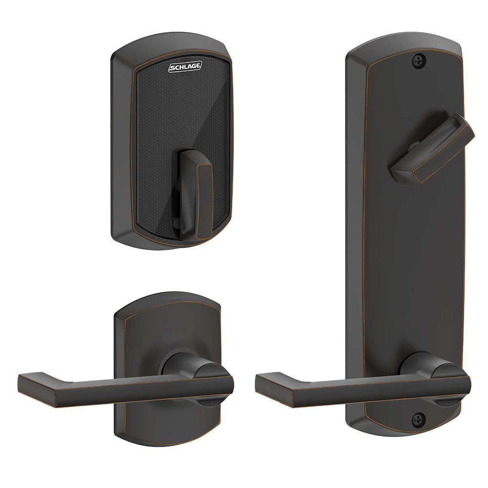 Schlage FE410F Interconnected Smart Lock - Greenwich