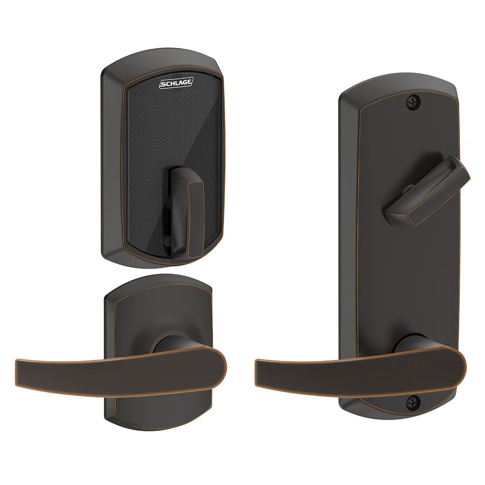 Schlage FE410F Interconnected Smart Lock - Greenwich